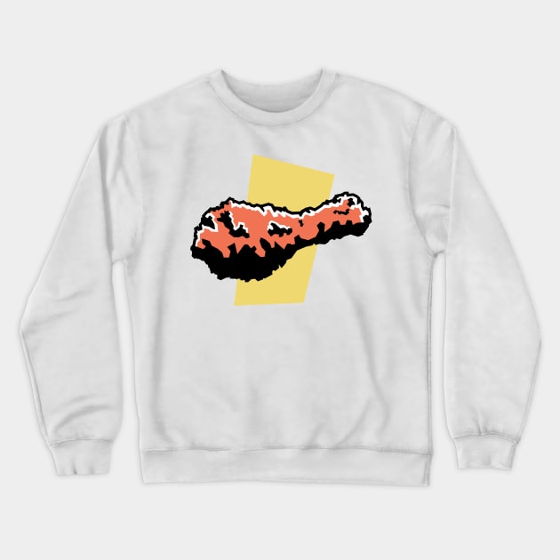 Fried Chicken Leg Crewneck Sweatshirt by InkyArt